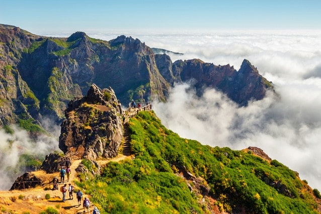 Pico do Areeiro pohoří Madeira