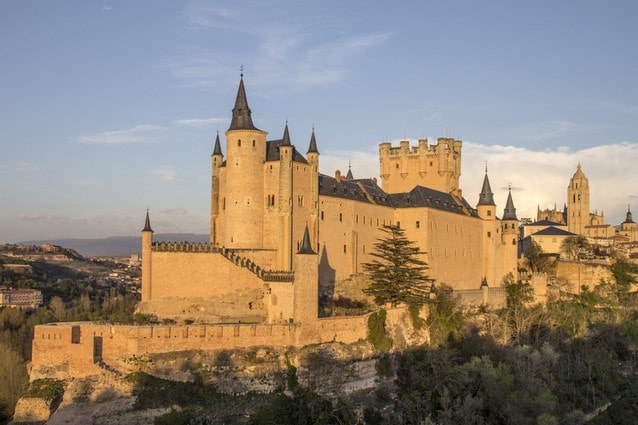 Hrad Alcazar ve Španělsku