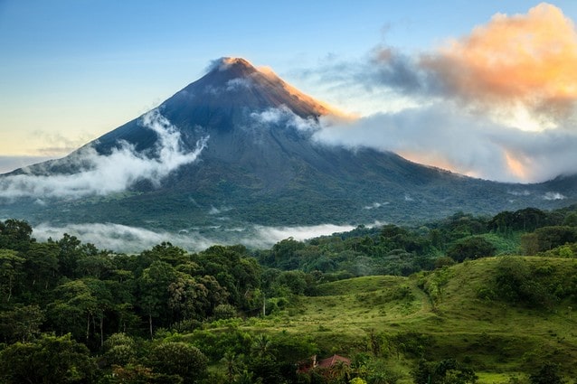Vulkán Arenal, Kostarika