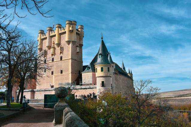 Zámek Alcazar, Segovia, Španělsko