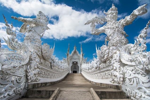 Bílý chrám Chiang Rai, Thajsko