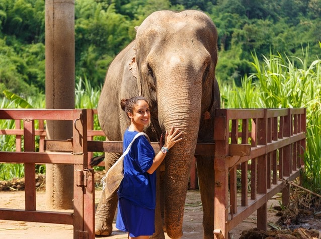 Sloní útulek, Thajsko