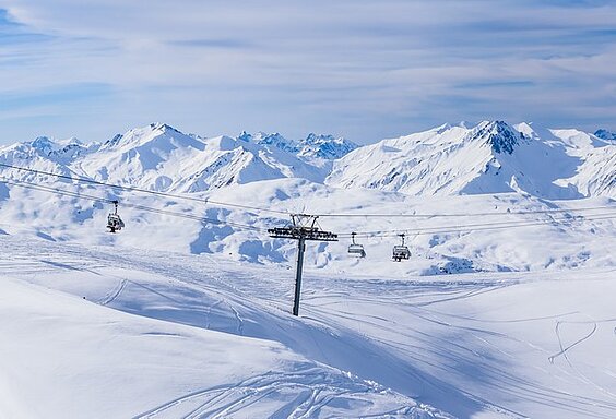 Lanovka ve Val Thorens, Francie