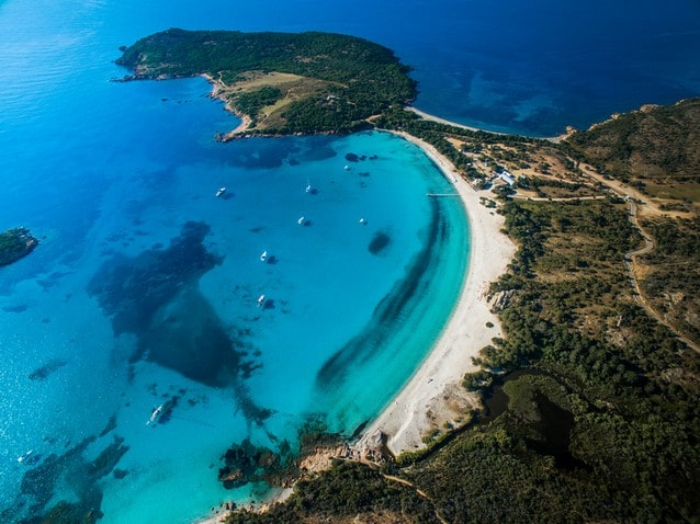 Korsická pláž Splendid Rondinara