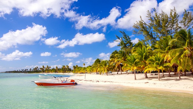 Pláž a moře v Dominikáně