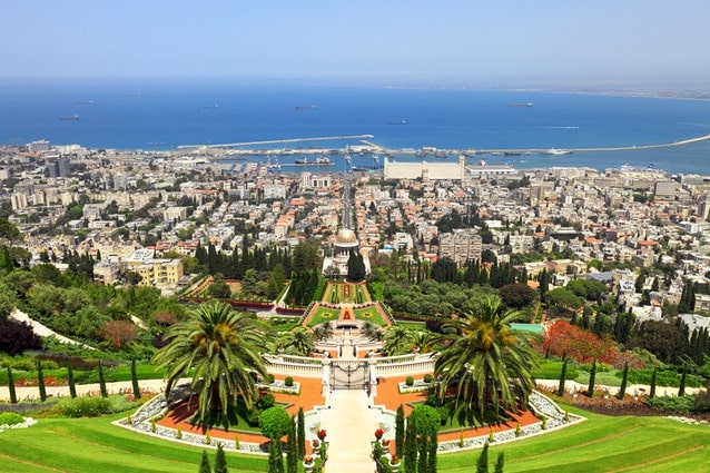Haifa - zahrady Bahai