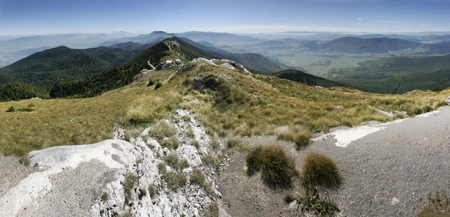 Chorvatské pohoří výhled