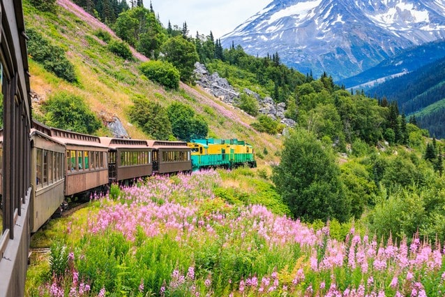 Aljaška - železnice Yukon