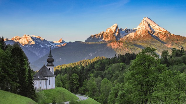 Historické městečko Berchtesgaden