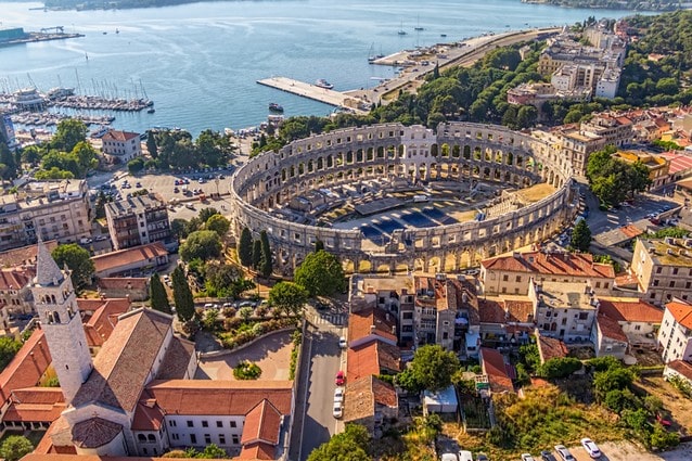 Chorvatsko, Pula, amfiteáter Arena