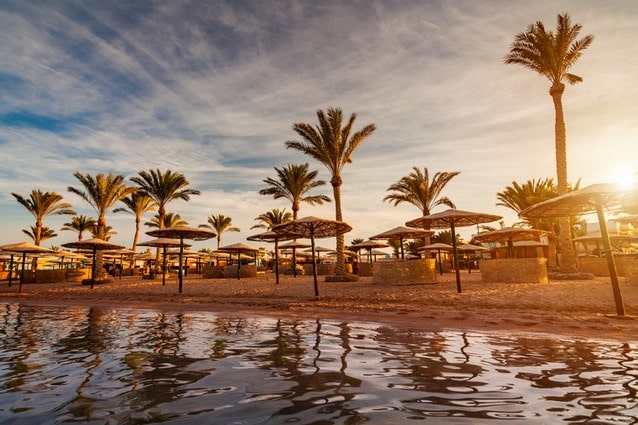 Pláž Hurghada, Egypt