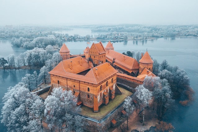 Hrad Trakai v Litvě