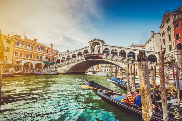Benátky, most Rialto