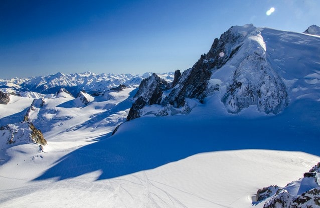 Lyžování ve Francii Chamonix Mont Blanc