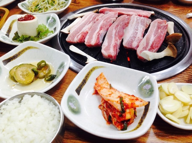 Korejská kuchyně, grilované vepřové