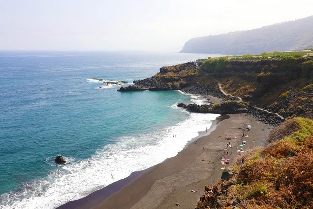 Kanárské ostrovy - Černá pláž na Tenerife