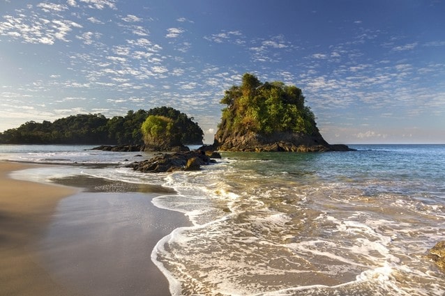 Tropická pláž v Kostarice, Manuel Antonio