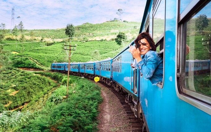 Cestování vlakem za poznáním Sri Lanka