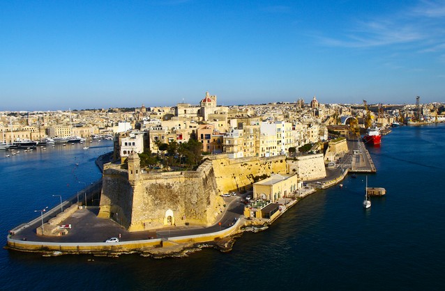 Malta, panorama hlavního města Valetta