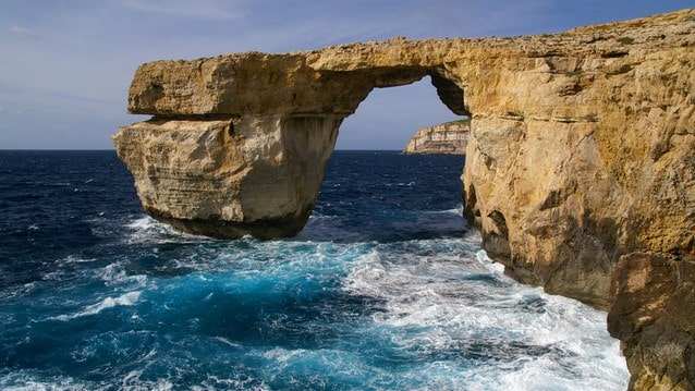 Azurové okno na Maltě