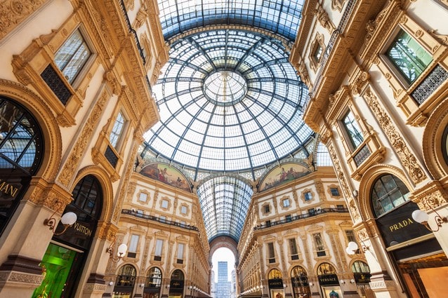 Nakupování v Miláně