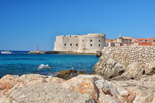 Klub Banje beach v Dubrovníku