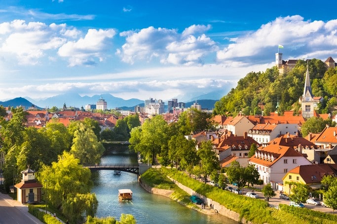 Výhled na Lublaň