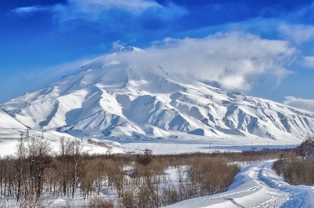 Lyžování na Kamčatce - freeride skialp a heliskiing