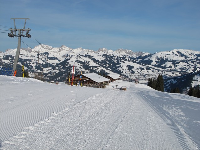 Švýcarsko, lyžování v Gstaad