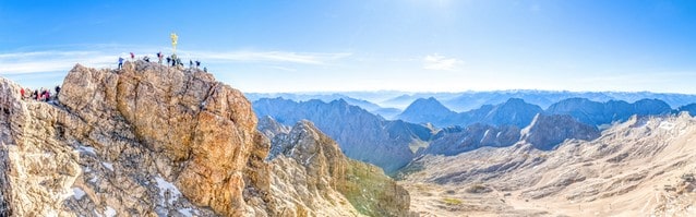 Zugspitze - vrchol