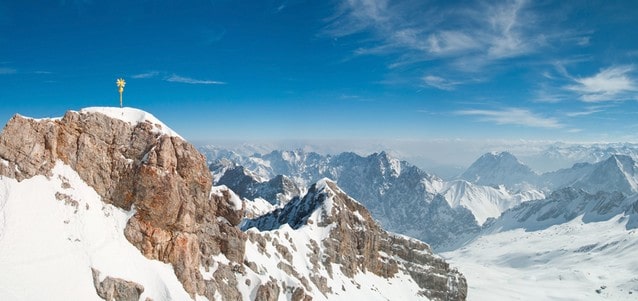 Zugspitze v zimě
