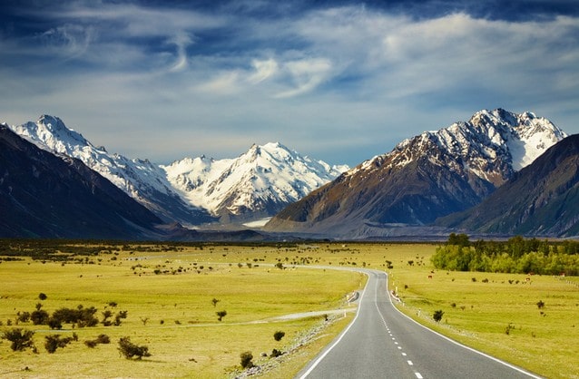 Jižní Alpy Nový Zéland