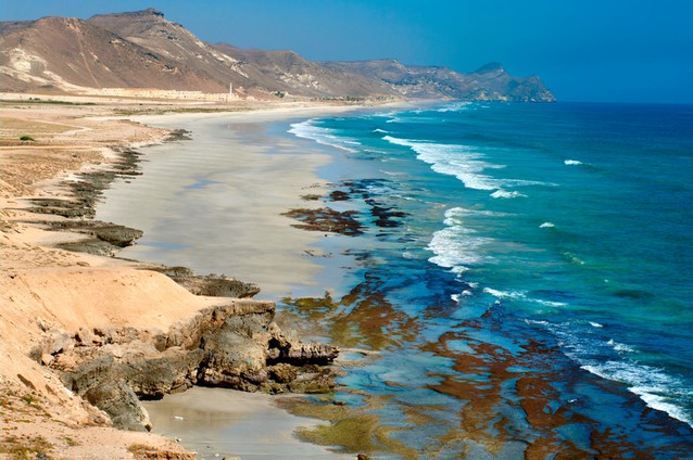 Pláže v Ománu - Salalah