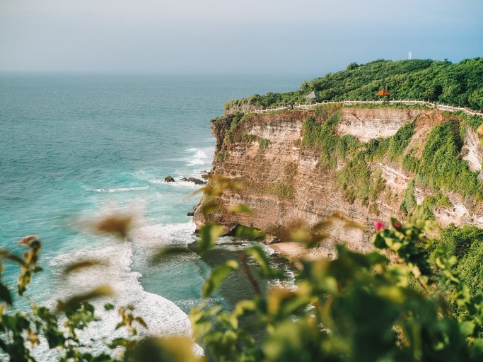 útesy na Bali