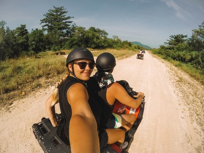 Na motorce v Dominikáně