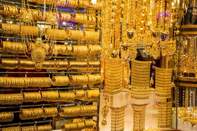 Golden Souk trh se zlatem v Dubaji