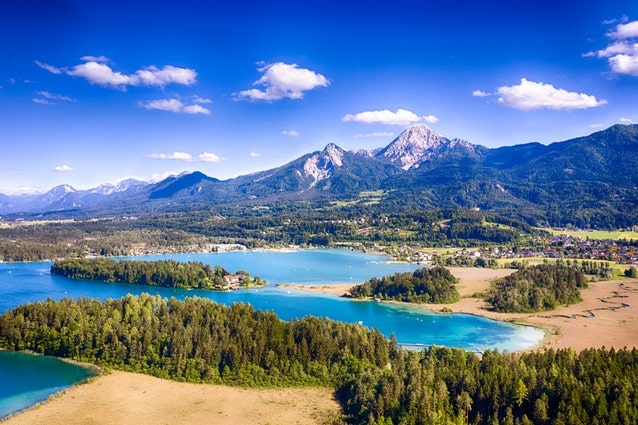 Jezero Faaker see Korutany Rakousko