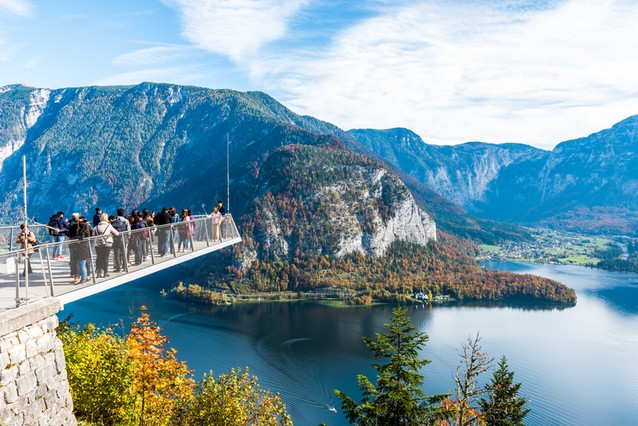 Vyhlídka Skywalk Hallstattersee