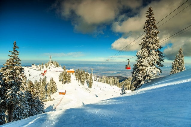Poiana Brasov lyžování zimní středisko v Rumunsku