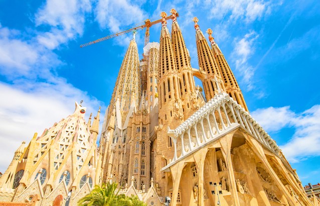 Chrám Sagrada Familia v Barceloně, Španělsko