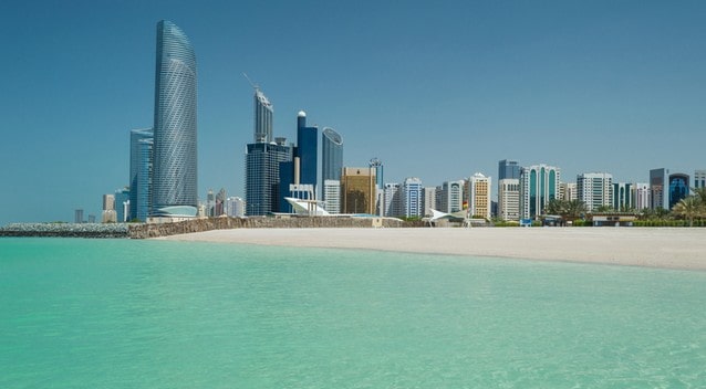 Abu Dhabi výhled na město