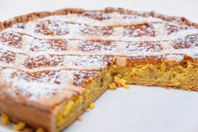 Italský velikonoční dort Pastiera Napoletana