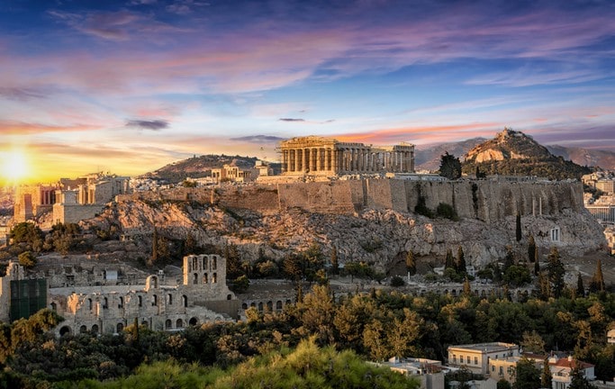 Výhled na Akropolis Pantheon