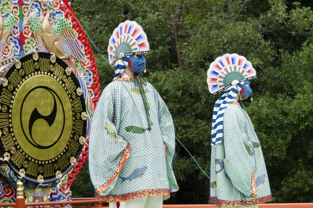 Japonské divadlo Kabuki, tradiční kimono z období Edo