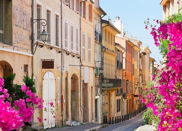 Ulička Aix en Provence