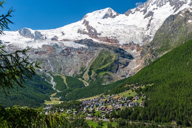 údolí Saas Fee